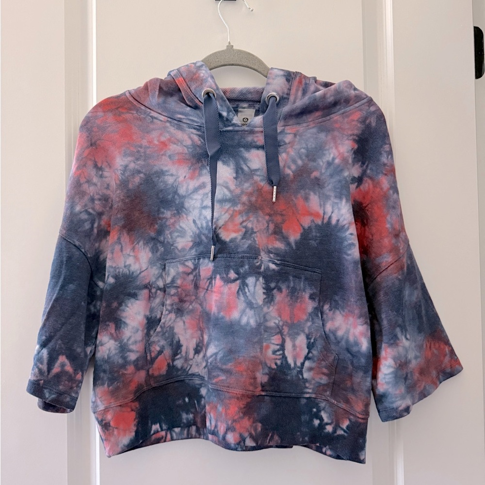 Mono B Red and Blue Tie-Dye Hoodie NWT 
MORE THAN ONE SIZE